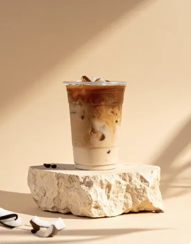 Coconut vanilla latte