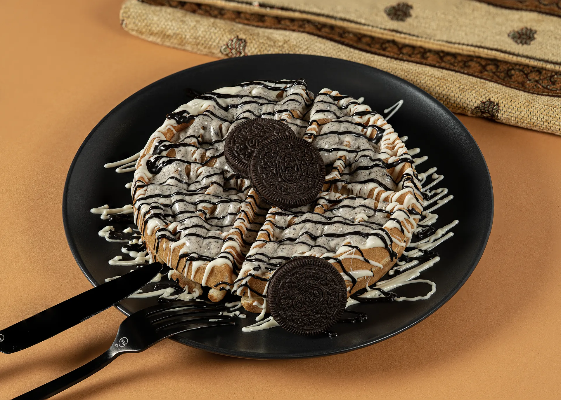Cookie & Cream Waffles