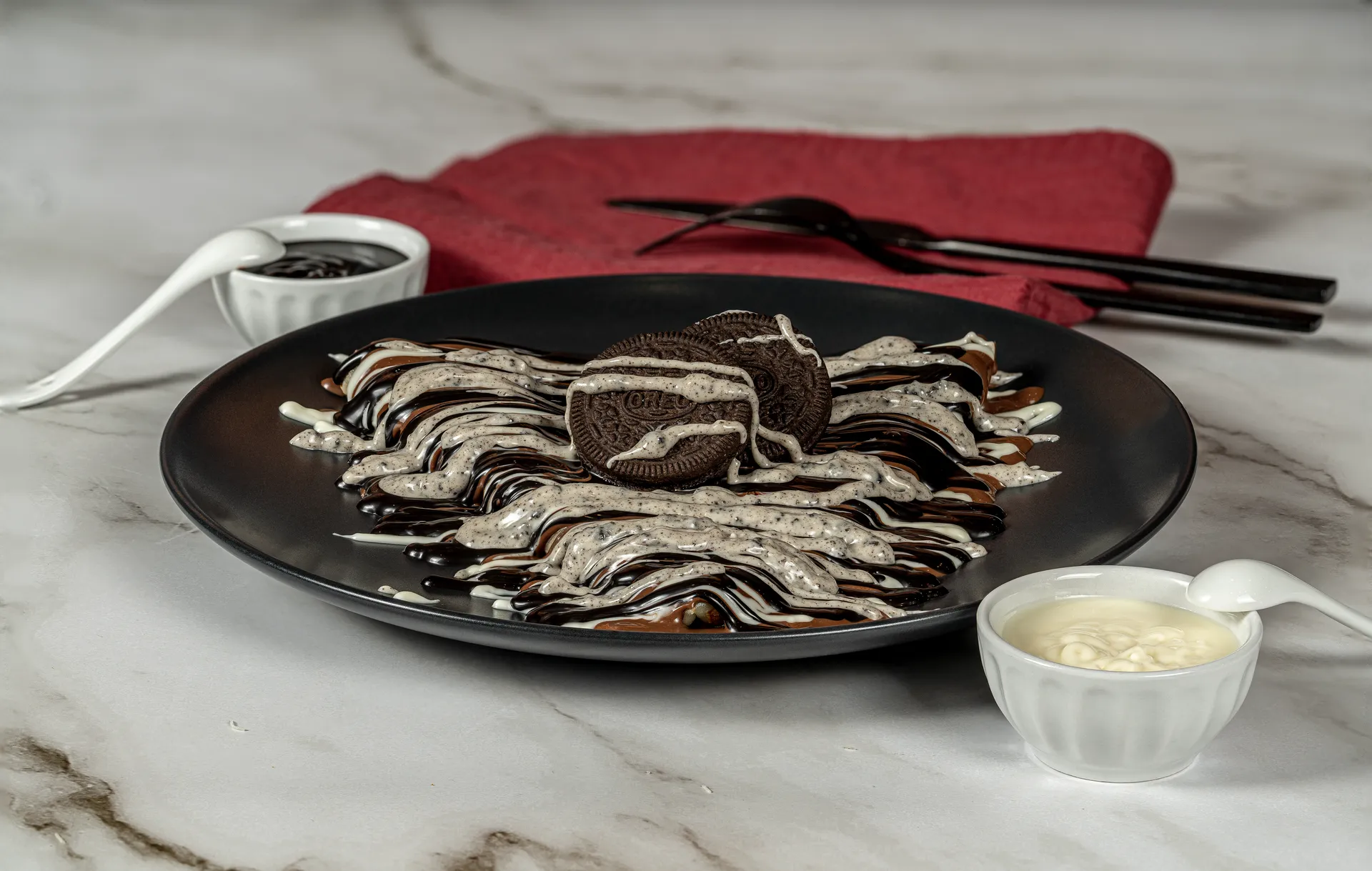 Cookie & Cream crepe