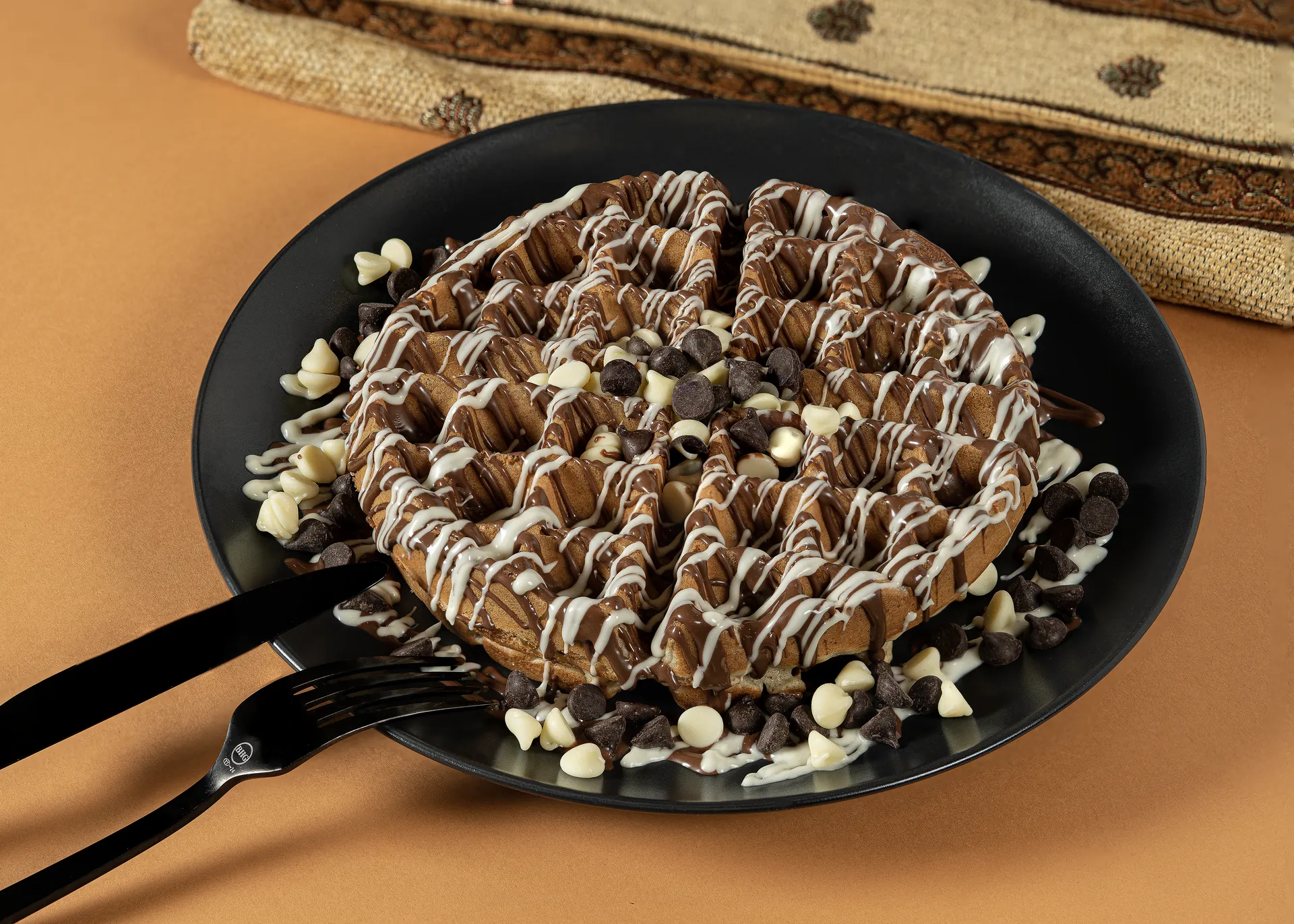 Double Chocolate Waffles