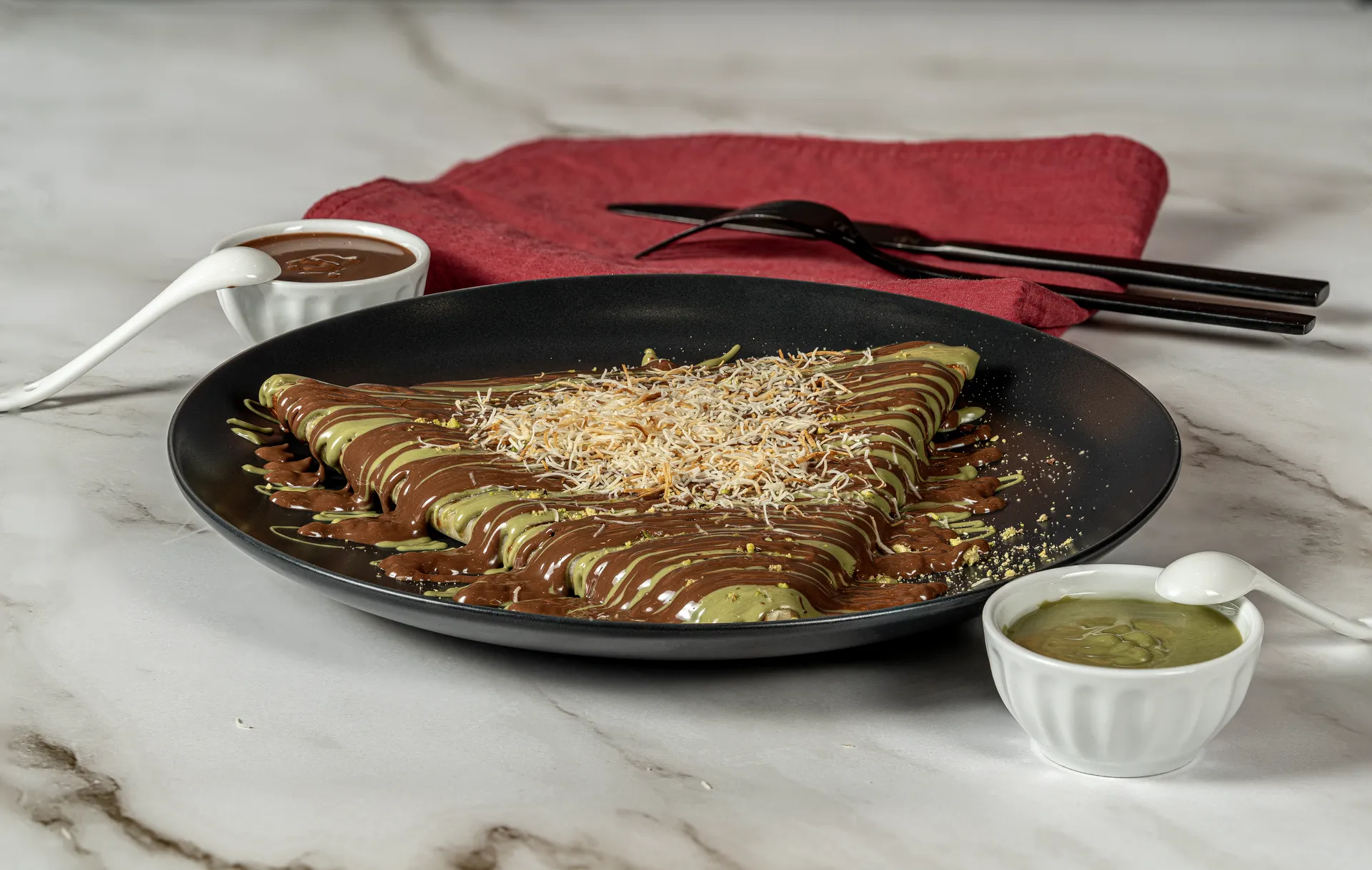 Dubai Chocolate Crepe
