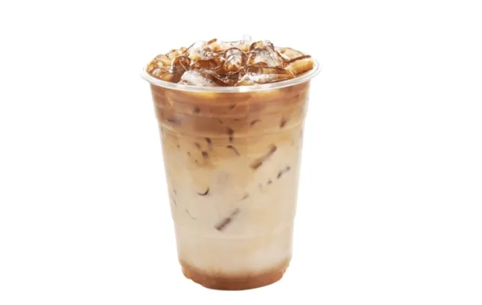 Iced caramel macchiato