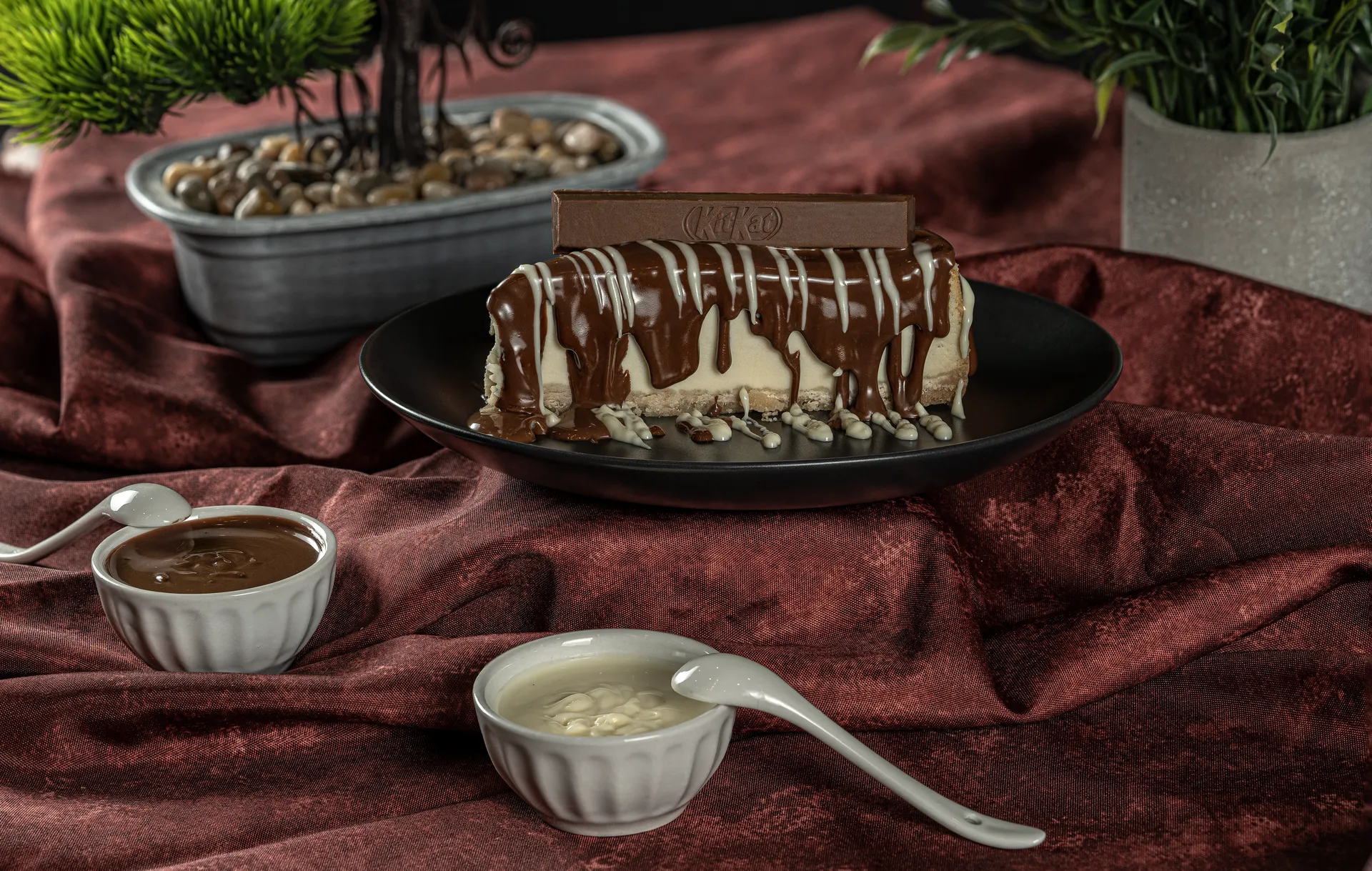 KitKat Break cheesecake