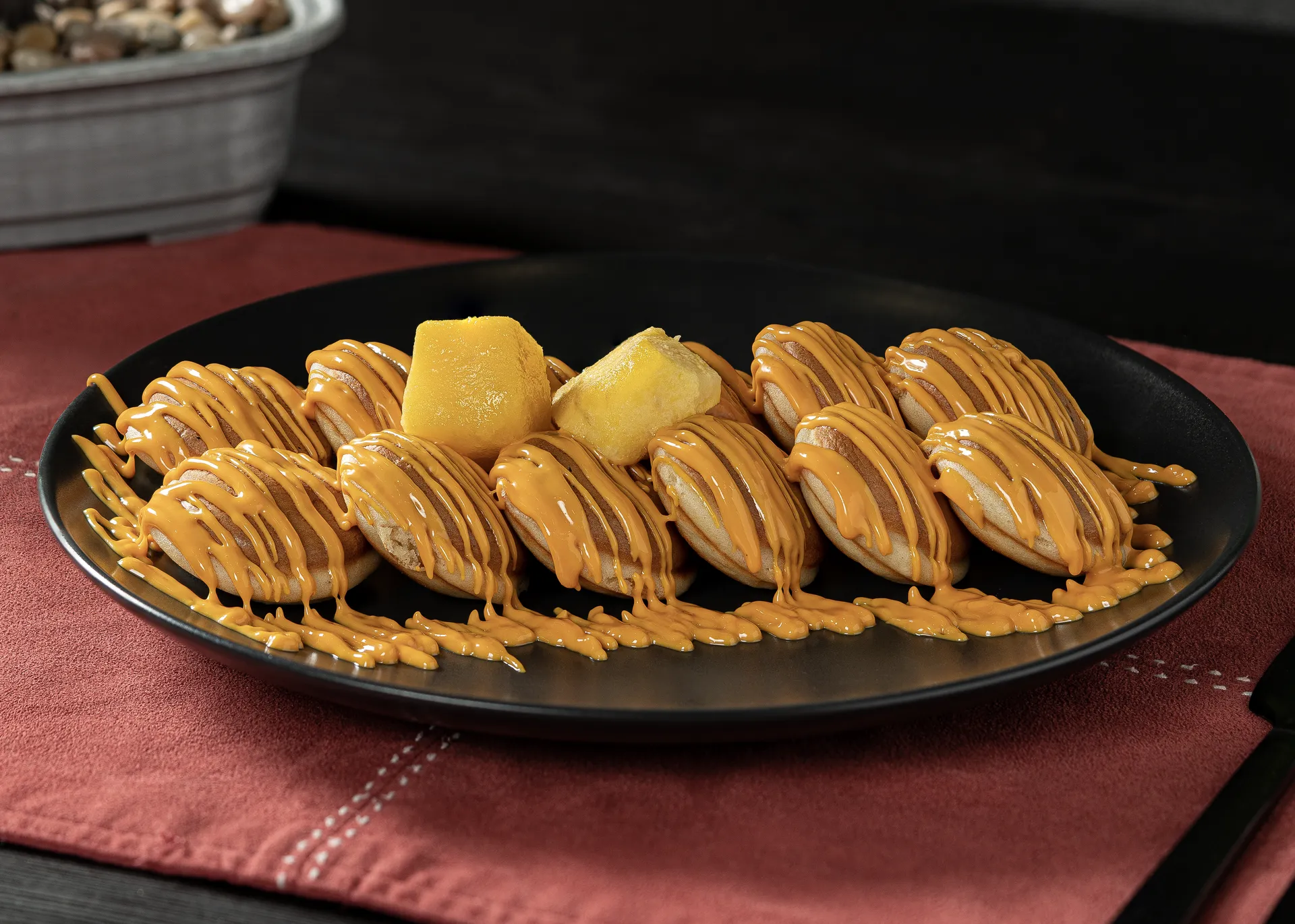 Mango Mini Pancakes