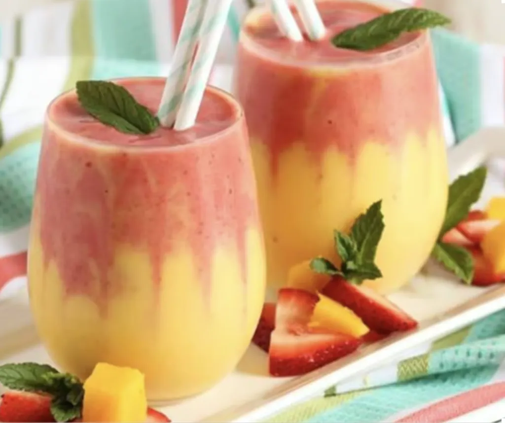 Mango Strawberry Smoothie