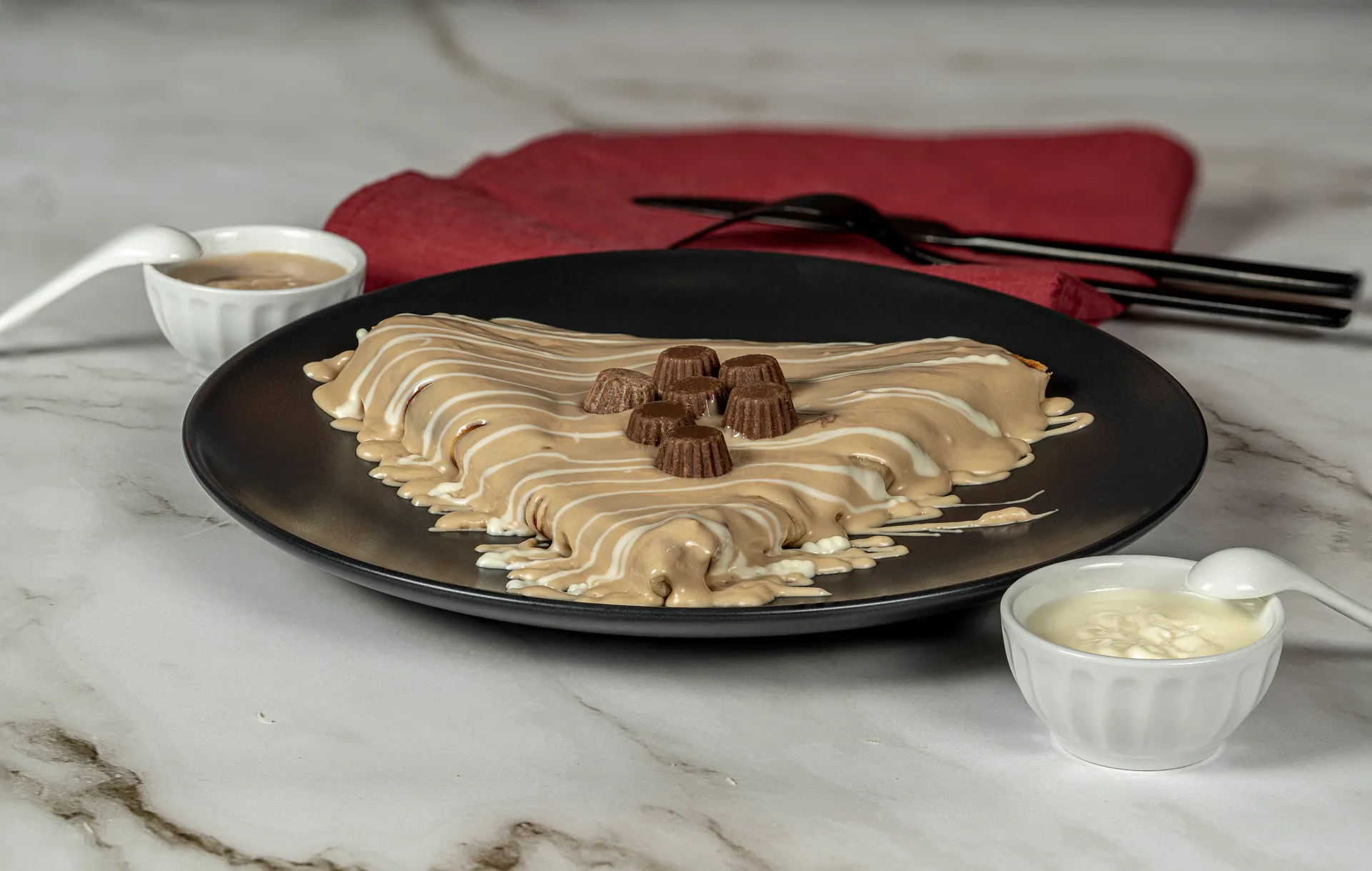PB & Chocolate crepe