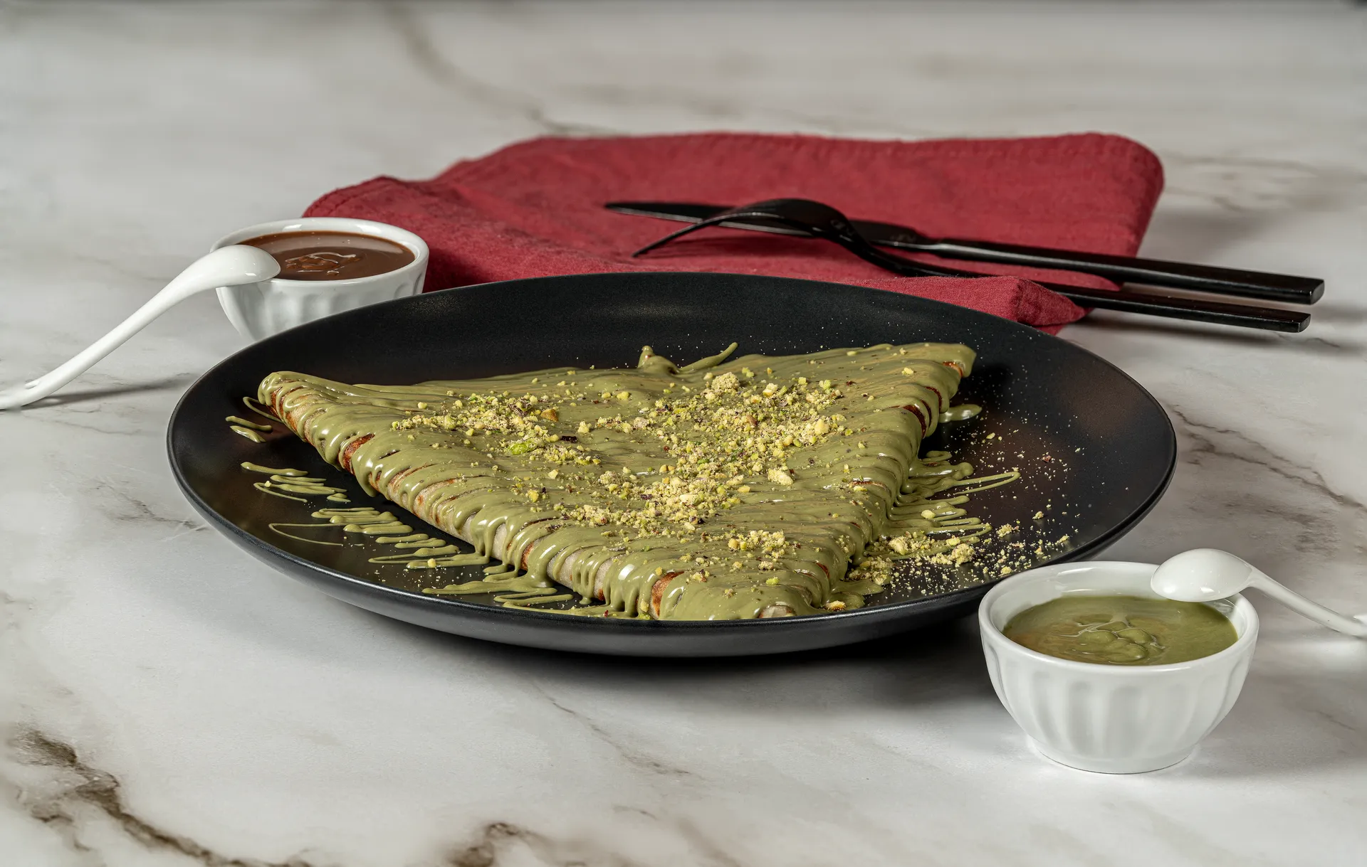 Pistachio Crepe