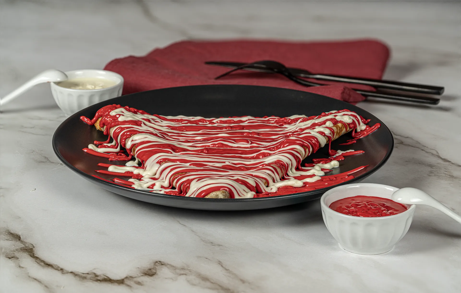 Red Velvet crepe
