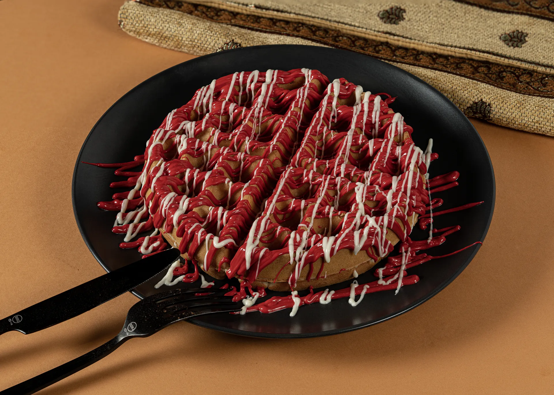 Red Velvet waffle