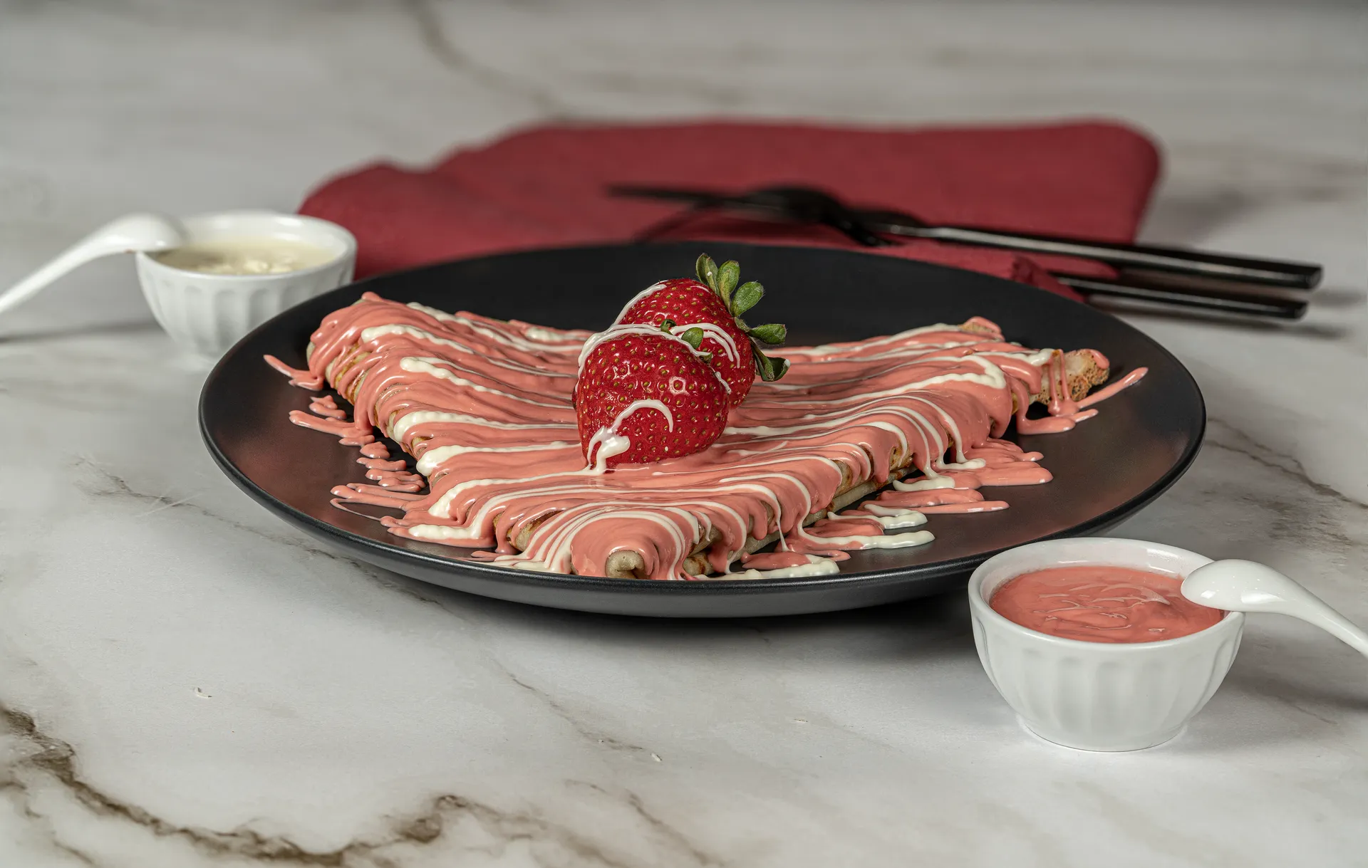 Strawberry Cheesecake crepe