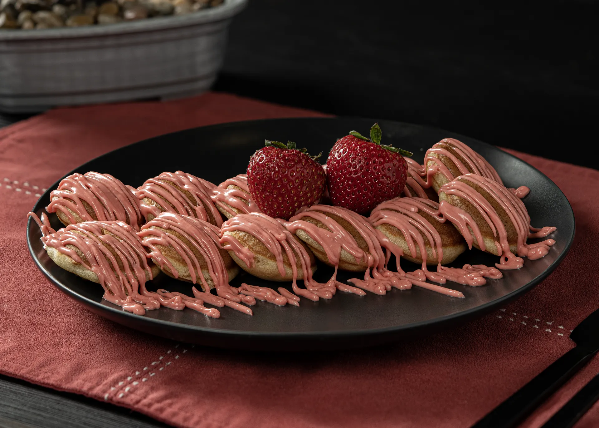 Strawberry Mini Pancakes