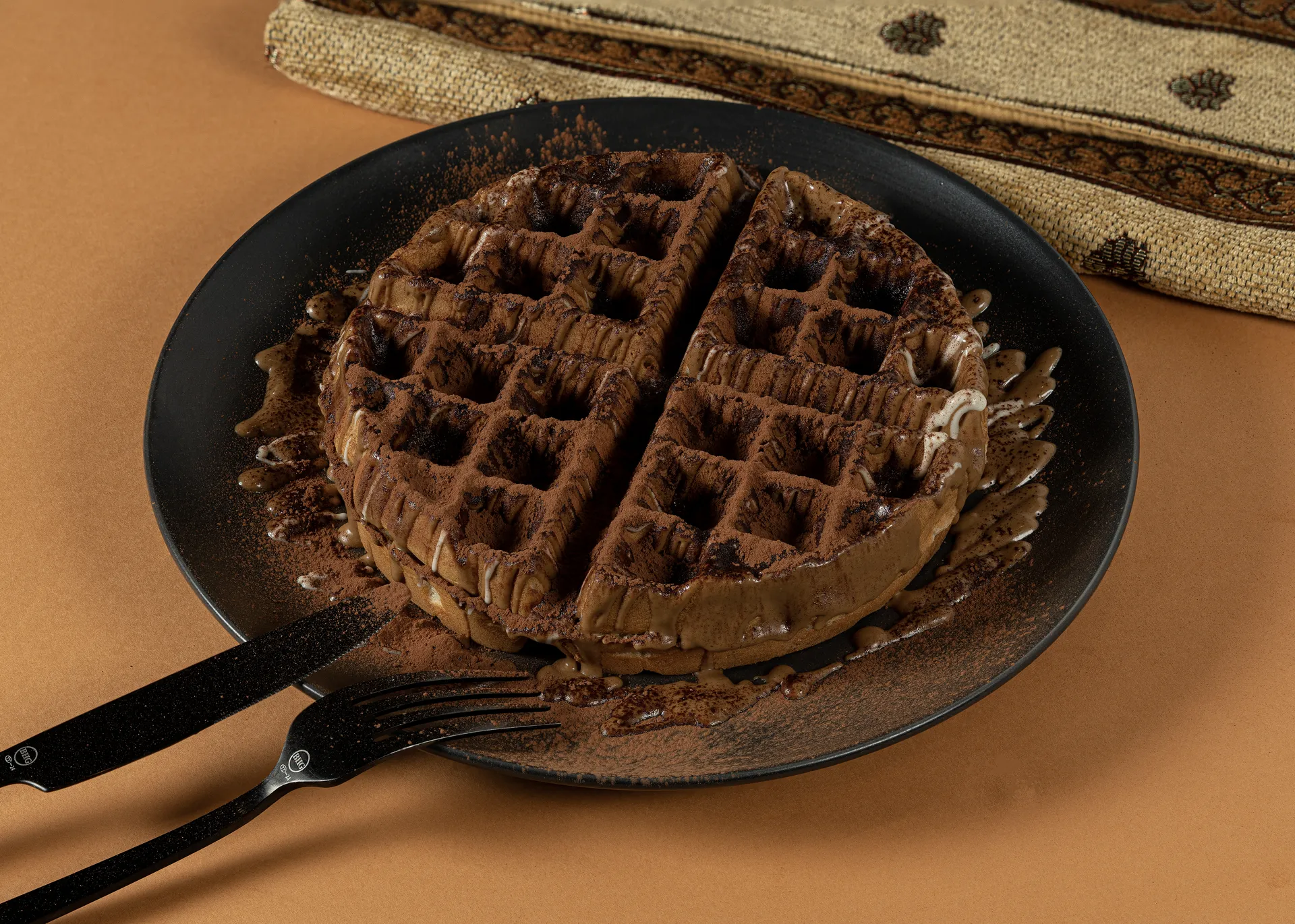 Tiramisu waffle