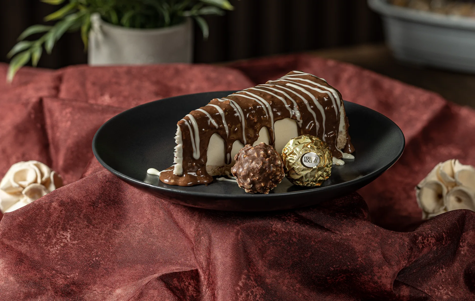 Ferrero Rocher Chocolate Cheesecake
